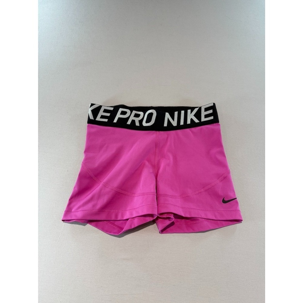Nike Pro Dri-FIT Pink Athletic Shorts Womens Small